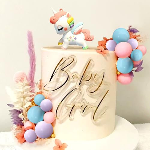 Roaring Good Time Pony Unicorn Cake Decoration Rainbow Cake Topper Pony Birthday Decoration Unicorn Party Favors Rainbow Birthday Decoration Birthday Cake Decoration for Girls