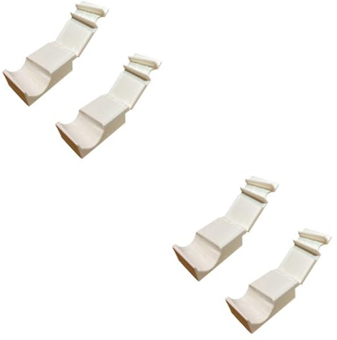 IMIKEYA 2 Ensembles Artefact D'épluchage De Crevettes Gadget De Cuisine Éplucheur De Crevettes Outil Portatif pour Fruits De Mer Éplucheur D'écrevisses Plastique Beige 2 Pièces * 2