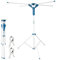 Mapille Tenderetes de Ropa Plegables con 4 Alas, Tendedero Plegable Extensible, Percha Extensible, Toldo Plegable Válido para Interior y Exterior Camping Balcon