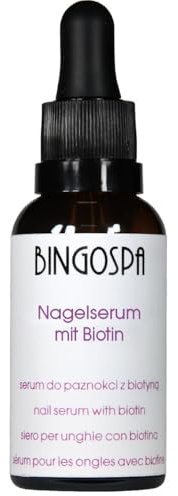 Nagelserum mit Biotin 30ml BINGOSPA für geschädigte Nägel, Regeneration und Wachstum, gegen Brüchigkeit