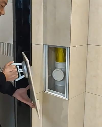 Revisionsklappe Trockenbau Versteckte Fliesen-Revisionsklappe (30 X 30 Cm, 61 X 61 Cm), Dekorative Abdeckung für Sanitär-Revisionsöffnungen Im Badezimmer, Ersatzabdeckung für Duschventil-Wandöffnung(3