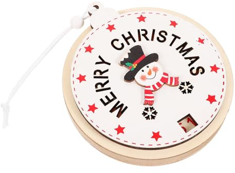 Cabilock Avvento Natalizio Appeso con Sospensione per Decorazioni Natale Giorni Countdown per Albero Wreath