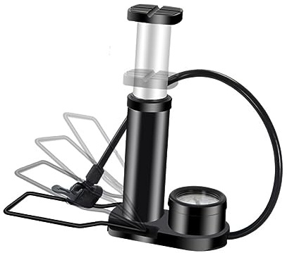 Toyvian Bike Foot Pedal Tire Pump Mini Air Pump High Pressure Inflator Portable for Bike Riding Accessories