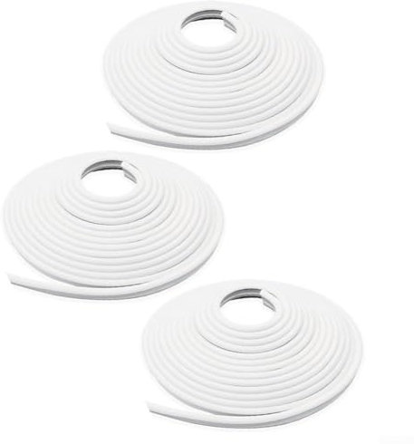 Jotekonoby Liner Lock System per piscina, lunghezza 30 m, resistente alle intemperie, con design a forma di T, per installazione fuori terra in piscina, bianco (3 pezzi)