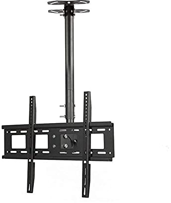 TV-Halterung, stabile Mount-It! TV-Halterung für die Decke, voll beweglich, höhenverstellbar, schwenkbar, neigbar, für Fernseher mit Einer Tragkraft von 40–70 Zoll, max. 45 kg