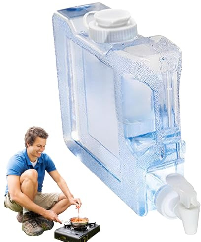 Generisch Distributeur d'eau de camping - Réservoir équipé d'un robinet, poignées de transport, cruches portables polyvalentes | Sac à dos de pique-nique en plein air, Tailgating, système de transport