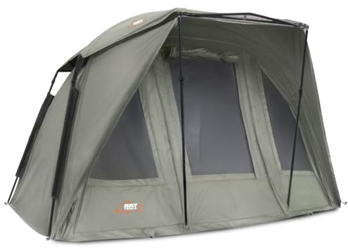 BAT-Tackle Quick GTX Angelzelt Bivvy 10.000mm wasserdicht mit Skull Cap Schnellaufbau Karpfenzelt