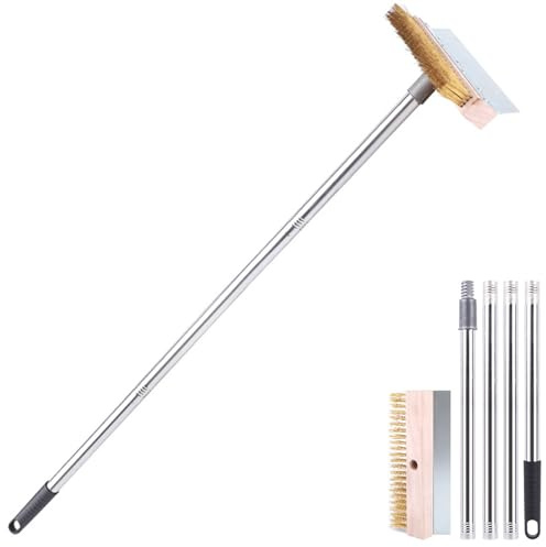 Heavy Duty Pizza Oven Cleaning Brush Design for Durability and Efficiency in Daily Maintenance Grills Scraper Tool Grills Brush Brass