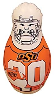 Fremont Die NCAA Fan Shop Bop Bag Aufblasbarer Tackle Buddy Boxsack, NCAA Mini Bop Bag, Teamfarben, Mini: 12 Tall