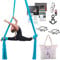 F.Life Aerial Silk Yoga Hammock Strater Kit -10 Yards For Flying Yoga (Blue)