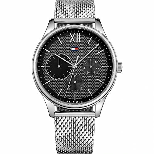 Tommy Hilfiger Analogue Multifunction Quartz Watch for Men with Stainless Steel Bracelet Stainless Steel Bracelet - 1791415
