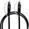 REY Cable de Fibra Óptica de Audio Digital Toslink de 5 mm Conectores Bañados en Oro Aislante de Gran Grosor 3 Metros