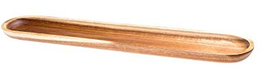 LEONE DECORAZIONI Vassoio in Legno Acacia cm60x12x3h