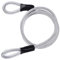 Cadena antirrobo para bicicleta, cable de seguridad, cable de cierre para bicicleta, cable antirrobo de 120 cm de diámetro, 8 m, extensible, cable de acero resistente, para candado en U y candado
