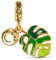 GNOCE Liebm Köstliche Monstera Anhänger Charms Sterling Silber 18K Vergoldet Grüne Monsterablätter Perlen Charms Fit Armband/Halskette Für Frauen Mädchen ​Tochte