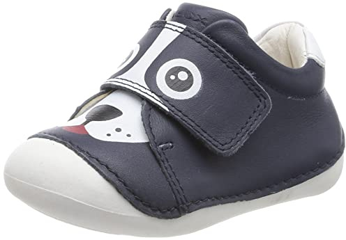 Geox Jungen B Tutim First Walker Shoe, Navy White, 23 EU