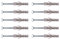 BSSTORE 10 Fisch.er Tasselli a Espansione in Nylon Ø8x40mm con Vite Ø5x50mm - Ideali per Fai da Te, Bricolage