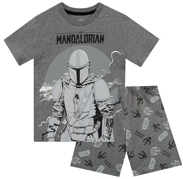 Star Wars Schlafanzug | Mandalorian Schlafanzug | Kurzer Pyjama Jungen
