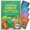 Famifidus +115 Hautfreundliche Temporäre Tattoos I 7 Gleiche Bögen I Dermatologisch SEHR GUT I Kinder Tattoo MADE IN GERMANY I Tattoos für Kinder (Lustige Monster & Drachen)