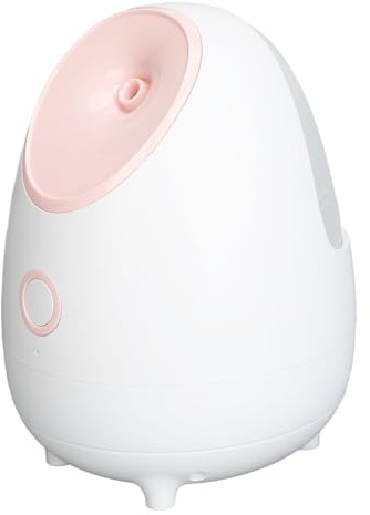 Máquina de Vapor Facial Caliente, Vaporizador Facial Nano Iónico, Dispositivo de Vapor Hidratante para la Piel, Atomizador Humidificador Facial SPA, con Tanque de Agua de 180 Ml,