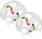 Falafoty Wasserball Aufblasbar, 2PCS Einhorn Aufblasbarer Strandball, Transparenter Wasserball für Sommeraktivitäten im Freien, Wasserbälle Beach Spielzeug für Kinder Erwachsene Schwimmbad Party