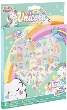 Grafix Einhorn Sticker Set mit über 100 Stickern