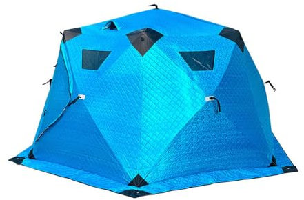 COMETX Outdoor Camping Eis Angelzelt Isolierte Schnellinstallation Winter Angelzelt für 3-4 Personen