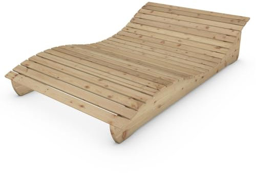 TUGA - Holztech Gartenliege Relax-Gertl (Lärche) 1-teilig stehend Liegebreite 120cm