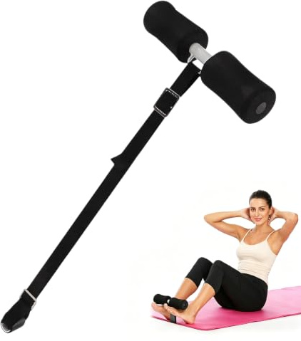 Sit Up Barre d'entraînement ，D'étirement Appareil D'entraînement，Entraîneur Abdominal Portable pour Sit up Squat Appareil Abdominaux