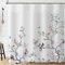 FAIRYGATE Duschvorhang Vintage Retro Blumen Bathroom Curtain Badewannenvorhang Anti Schimmel Vorhang Wasserdicht für Badezimmer Waschbar und Schnell Trocken Polyester Stoff 180x180cm B8713