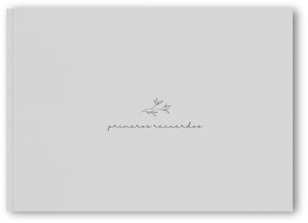 BALTHŌ - Libro de recuerdos para bebe, Desde el Nacimiento hasta el primer año (1). Para fotos de bebes, Album tamaño A4 horizontal (29.7cm x 21cm) con tapa dura.