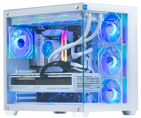 Veno Scorp Gaming PC - Intel Core i7 14th Gen Nvidia Geforce RTX 5080 16GB Graphics Card - 32GB 5600MHz DDR5 Ram - 2TB NVMe - 850W Gold Rated PSU - Wi - Fi - Nemesis 7 ARGB White