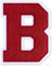 QianSiLi 4.5 Inch Chenille Iron On Letters for Clothes Varsity Letter Patches Embroidered Patch Iron On Patches for Clothing Jacket/Hoodie/Varsity (Red,B)