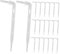 50 Pezzi Emettitore Dripper Trasparente Per Irrigazione 1/4'' Per Piante E Giardini Adatto a Tubo Da 4/7Mm Soluzione Di Irrigazione Efficiente Per Vasi E Giardini