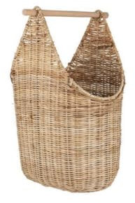 IB Laursen Korb m/Toilettenpapierhalter graues Rattan
