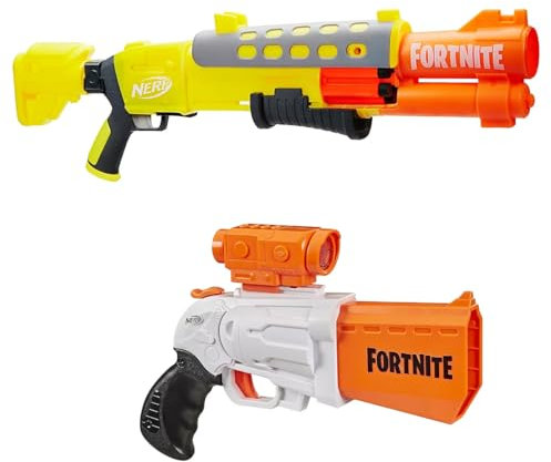 NERF - Fortnite Legendary Tac & Fortnite SR (Scoped Revolver) Doppelpack-Combo
