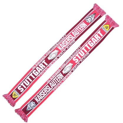 Schal Freundschaft Stuttgart-Kaiserslautern - You'll never walk alone, Strickschal, Fussball, 1893, 1900