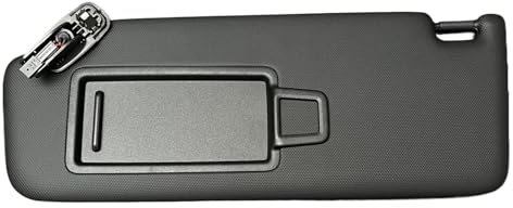 SWVYDC Parasol para Coche Parasol Delantero Negro para Audi Q3, A3, A4L, con Espejo de Maquillaje, 8W0857551 y 8W0857552. Parasol De Coche(Black Front)