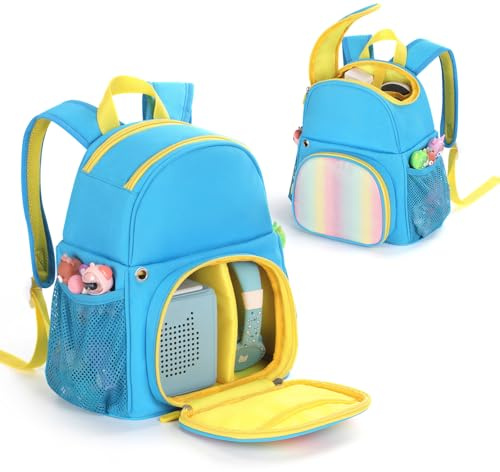 Piaclen Carrying Case Compatible with Toniebox Audio Player Starter Set,Travel Backpack for toniebox 2,Storage bag, Light Blue, 0.01 cubic meters, Modern