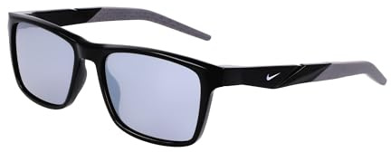 NIKE RADEON 1 N IU8096X Sonnenbrille – Aktiv rechteckig, 55 mm Objektiv, mattschwarz/silber