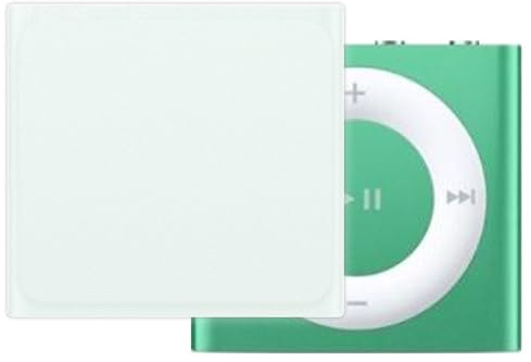OAGELIM Schützende Telefonhülle für iPod Shuffle 6th - Weiß | Flexible stoßfeste Gel-TPU-Hülle, kratzfest und mit militärischem Fallschutz