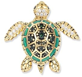 Seinerzeit FLORA & FAUNA Felina Jade Schildkröten Anhänger