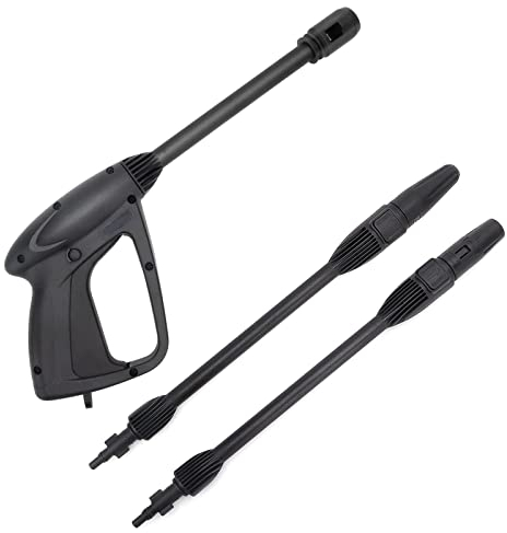BEAR FORCE Pistola a spruzzo di Ricambio per idropulitrice con Lancia a Getto variabile e Lancia Rotante, Compatibile con Alcuni dei pulitori ad Alta Pressione per Black & Decker per AR Blue Clean