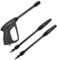 BEAR FORCE Pistola a spruzzo di Ricambio per idropulitrice con Lancia a Getto variabile e Lancia Rotante, Compatibile con Alcuni dei pulitori ad Alta Pressione per Black & Decker per AR Blue Clean