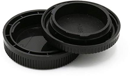 Schutzdeckel Set Objektivrückdeckel Micro Four Thirds und Body Cap für Panasonic Lumix DMC-G Kameragehäusedeckel MFT Micro 4/3 Bajonettverschluss Kappe Gehäusedeckel hinterer Objektivdeckel rückseitig