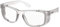 voltX Crystal Sicherheitsleser, Vollverglaste Sicherheitsbrille (+1,0 Dioptrie, klare Linse) CE EN166ft, LESERSCHUTZBRILLE, UV400 Linse