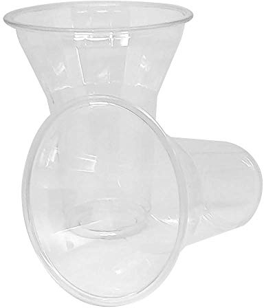 PZ 50 COPPA ALTA DA CC 330 (12 OZ) IN PLASTICA TRASPARENTE PER MACEDONIE YOGURT E GELATI