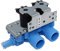 Beaquicy 205613 WP358276 Valvola di ingresso dell'acqua - Ricambio per rondella Whirlpool - Presa universale da 3/8 con adattatore in gomma per convertire uscita a 1/2