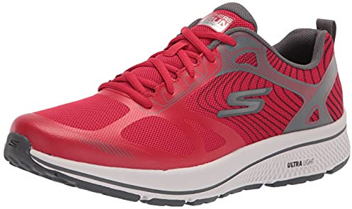 Skechers Herren Go Run Consistent-Fleet Rush Sneaker, Rot 2, 46 EU