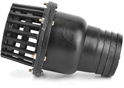 YWBL-WH PVC-Rückschlagventil für Wasserpumpen, 4 Zoll, Niederdruck, Schwarz